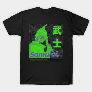 hypebeast aesthetic vaporewave samurai T-Shirt